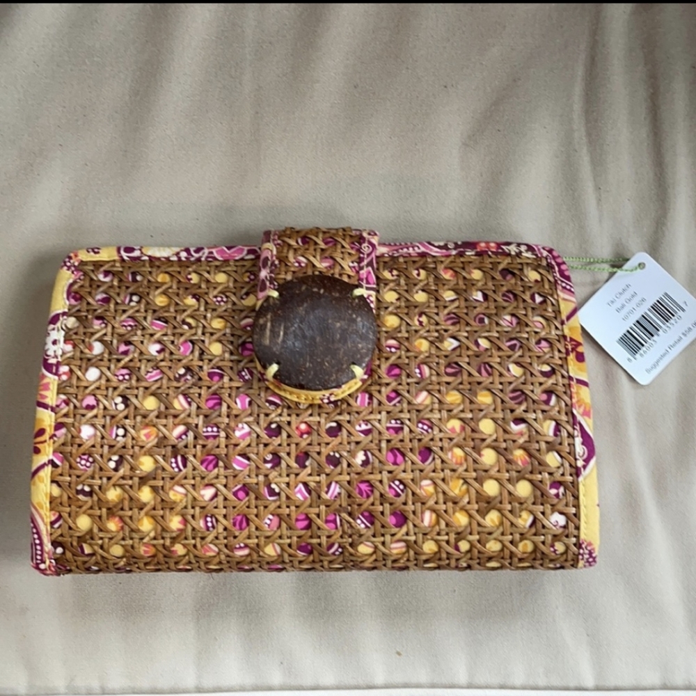 NWT Vera Bradley Tiki Clutch
